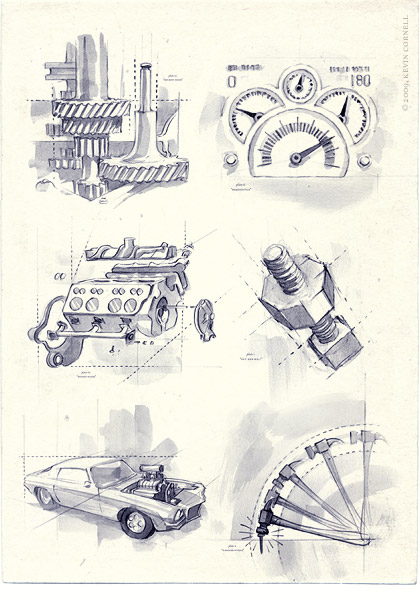 Blue Collar Illustrations