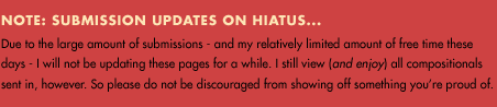 Submission Updates On Hiatus